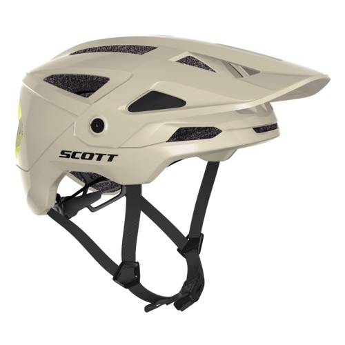 Scott Helmet Stego Plus (CE) - beige/radium yellow/S