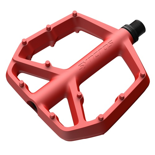 Syncros Flat Pedals Squamish III - florida red/large