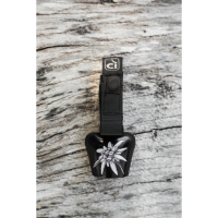 Incirca Glocke, COWBELL, schwarz mit Edelweiss