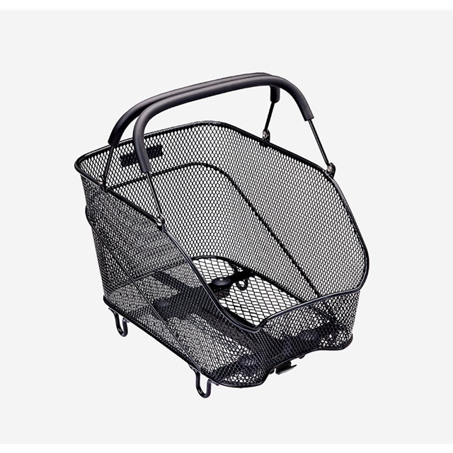 Racktime Gepäckträgerkorb Bask-it 2.0 Trunk small, 38.8 x 25.5 x 27.4cm, mit Snap-it 2.0 Adapter, schwarz