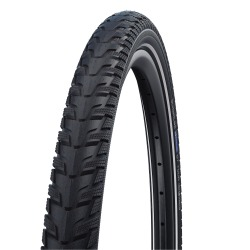 Schwalbe Pneu Energizer Plus Tour Starr mit Reflexstreifen black