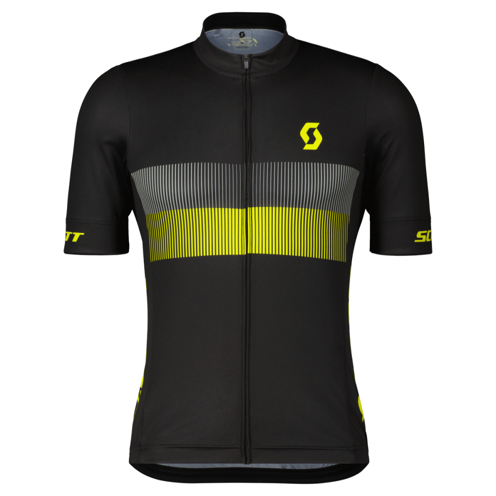 Scott Shirt M's RC Team 10 SS - black/sulphur yellow