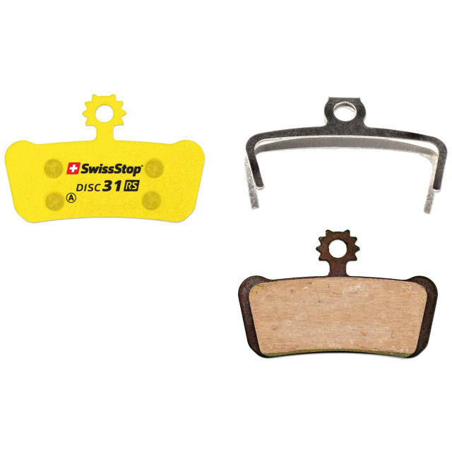 SwissStop Bremsbelag Disc 31 RS SRAM, 1 Paar/XO-Trail/Elixir 9/7 Trail/SRAM Guide Ultimate/RSC/RS/R/RE