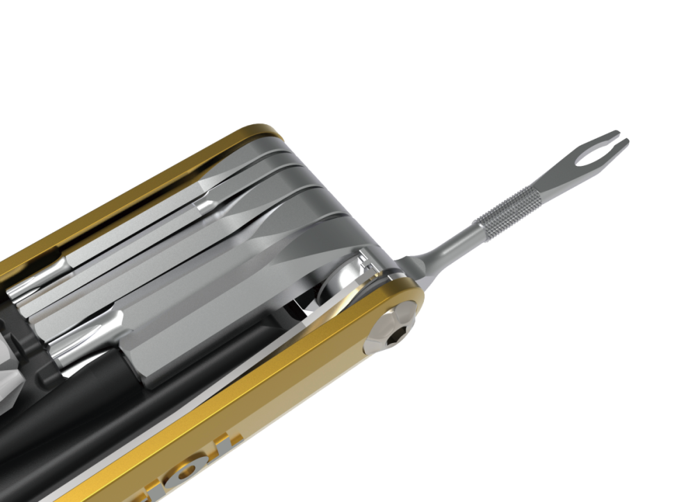 Topeak Tubi 18, 18 functions mini tool, w/tubeless tire repair kit, w/o tool bag, Black