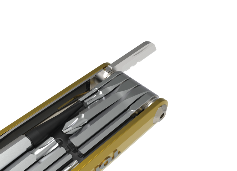 Topeak Tubi 18, 18 functions mini tool, w/tubeless tire repair kit, w/o tool bag, Black