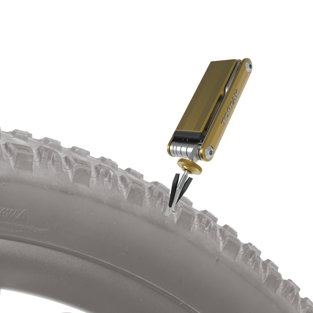 Topeak Tubi 18, 18 functions mini tool, w/tubeless tire repair kit, w/o tool bag, Black