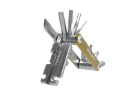 Topeak Mini P20, 20 Funktionen, mit Kettennieter, Black - mit Power Link Tool und Neoprentasche