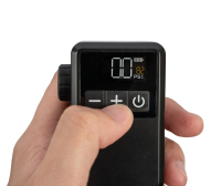 Topeak E-Booster Digital Mini - Elektronische Pumpe, OLED Display, max 120psi