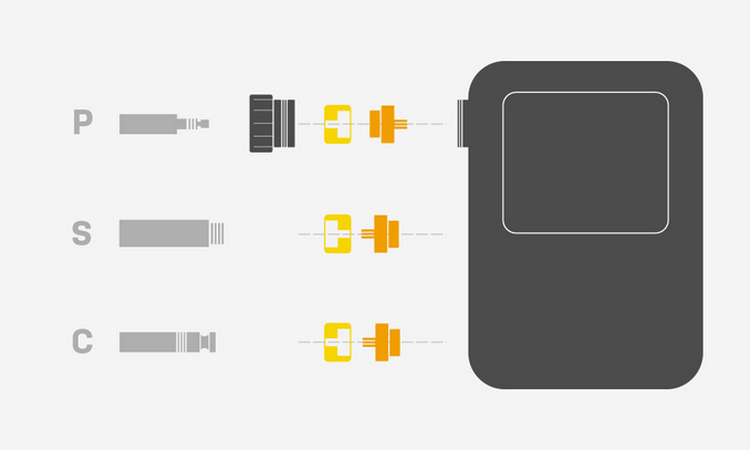 Topeak E-Booster Digital Mini - Elektronische Pumpe, OLED Display, max 120psi