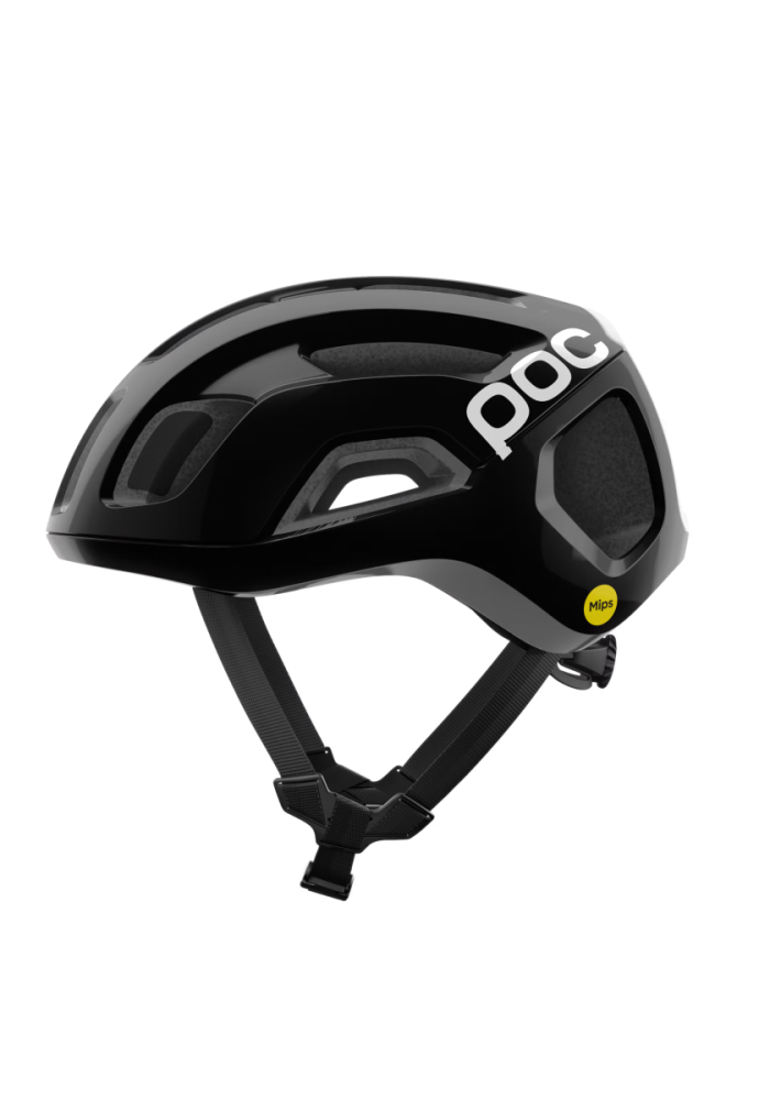 POC Ventral Air MIPS, Uranium Black Matt/Hydrogen White w. Logo, SML