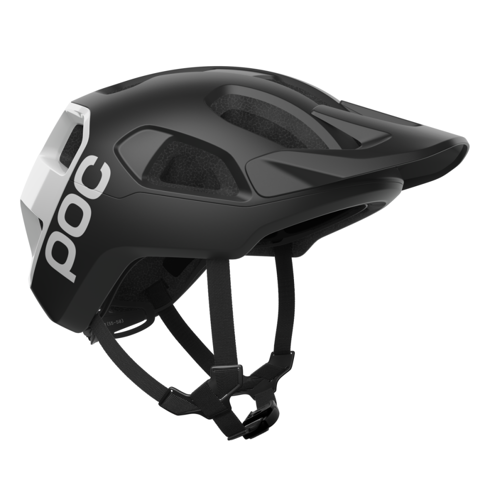 POC Cularis, Uranium Black Matt/Hydrogen White w. Logo, MED