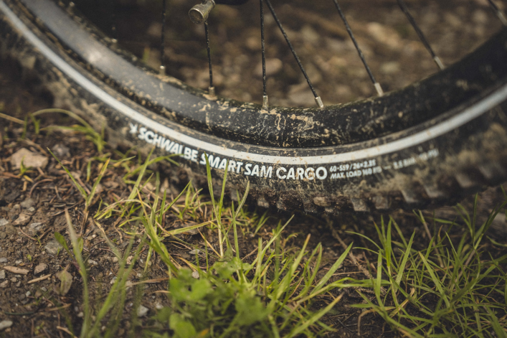 Schwalbe Pneu Smart Sam Cargo 26x2.35 Addix E starr mit Reflexstreifen black