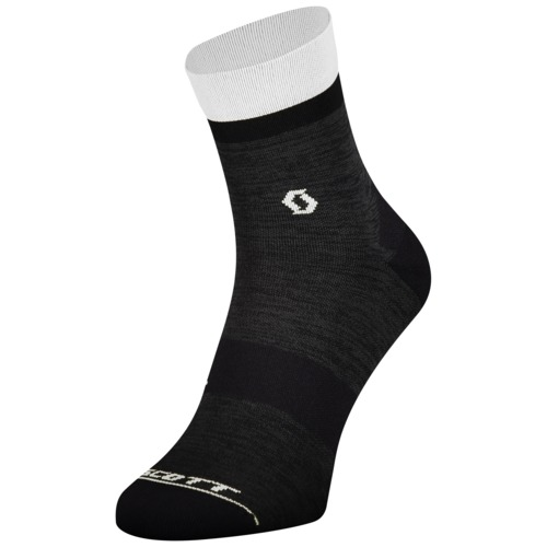 Scott Sock Trail Quarter - dark grey/white/45-47 (XL)