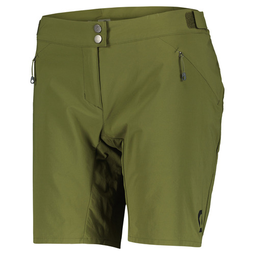 Scott Shorts W's Endurance ls/fit w/pad - fir green/EU XL