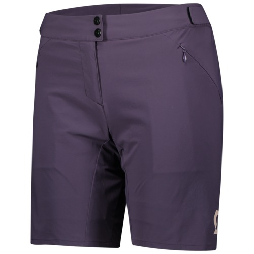 Scott Shorts W's Endurance ls/fit w/pad - dark purple/EU S