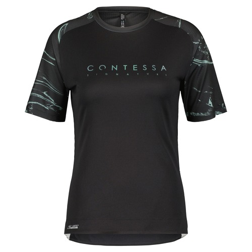 Scott Shirt W's Trail Contessa Sign. SS - black/EU XL
