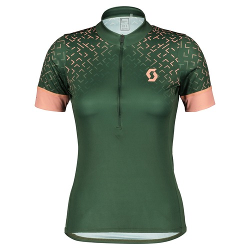 Scott Shirt W's Endurance 20 SS - smoked green/crystal pink/EU L