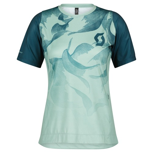 Scott Shirt W's Trail Vertic Pro SS - northern mint green/northern blue/EU S
