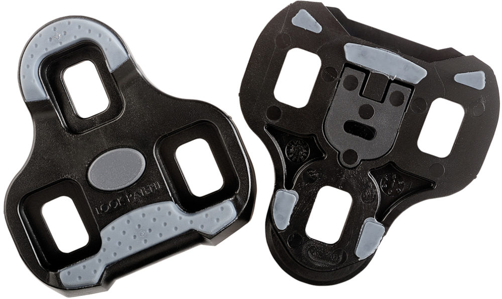 Look Cleats Kéo Grip schwarz 0°, inkl. Schrauben
